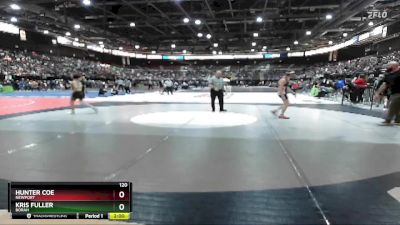 120 lbs Champ. Round 1 - Kris Fuller, Borah vs Hunter Coe, Newport