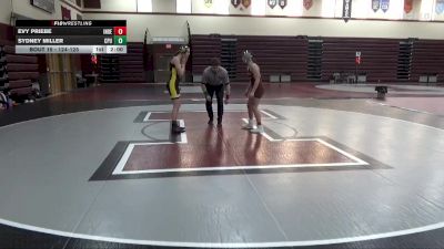 124-125 lbs 1st Place Match - Evy Priebe, Independence Girls vs Sydney Miller, Center Point-Urbana Girls