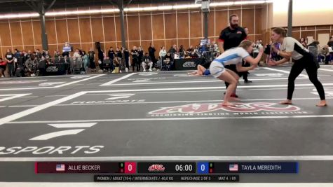 Allie Becker vs Tayla Meredith 2026 ADCC Portland Open