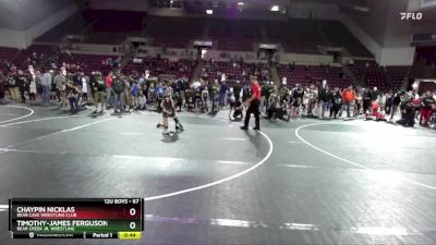 67 lbs Champ. Round 1 - Timothy-James Ferguson, Bear Creek Jr. Wrestling vs Chaypin Nicklas, Bear Cave Wrestling Club