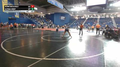 140 lbs Cons. Round 5 - Ecrin Haliloglu, Delran vs Alyssa Crist, Upper Perkiomen