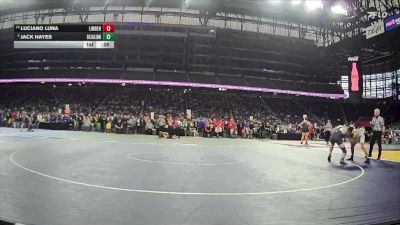 D2-120 lbs Cons. Round 2 - Luciano Luna, Linden vs Jack Hayes, Bay City John Glenn