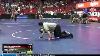 1A-113 lbs Cons. Round 2 - Brayden Maeder, Southwest Valley vs Easton Schlabaugh, Highland, Riverside