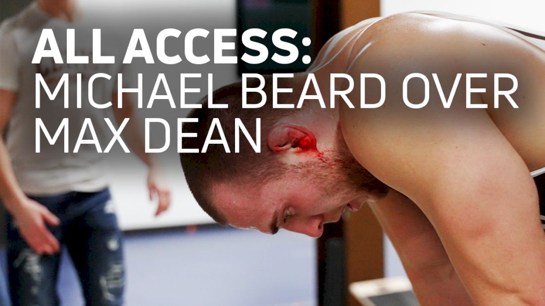 Follow Michael Beard Backstage After Beating Max Dean