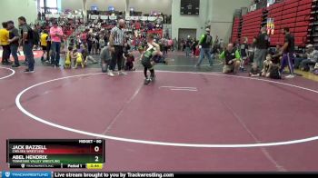 80 lbs Cons. Round 3 - Abel Hendrix, Tennessee Valley Wrestling vs Jack Bazzell, Chelsea Wrestling