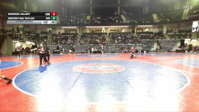 105-110 lbs Consolation - Monroe Halsey, Coweta Cobras Wrestling Club vs Destiny-Rai Taylor, Pope Junior Wrestling Club