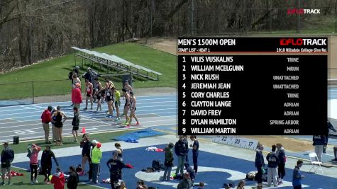 Men’s 1500m Open, Heat 1