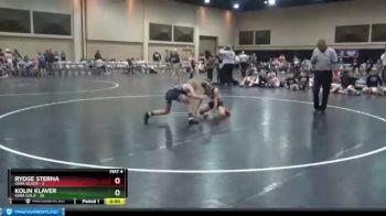 80 lbs Finals (2 Team) - Rydge Sterna, Iowa Silver vs Kolin Klaver, Iowa Gold