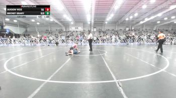 120 lbs Rr Rnd 3 - Jaxson Vice, The Asylum Red vs Becket Geary, Blue Shell Wrestling Club