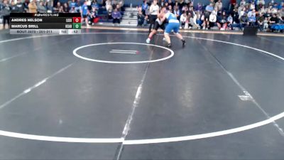 201-211 lbs Round 1 - Andres Nelson, Lincoln Southwest vs Marcus Brill, Kearney