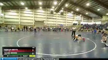 102 lbs Round 1 (4 Team) - Taysen Brown, INWTC vs Marcus Abeyta, Stout