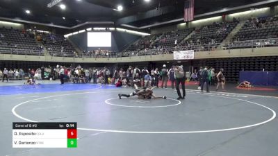 95 lbs Consi Of 8 #2 - Dominic Esposito, Columbia vs Vincent Darienzo, Street