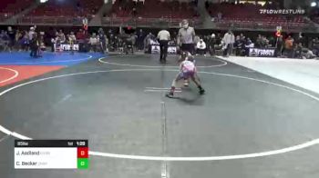 65 lbs Round Of 16 - Jonah Aadland, Harrisburg vs Casen Becker, Chaparral WC