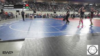 92 lbs Round Of 16 - Amiah Huerta, F-5 Grappling vs Faith Bushor, Lawton IKE