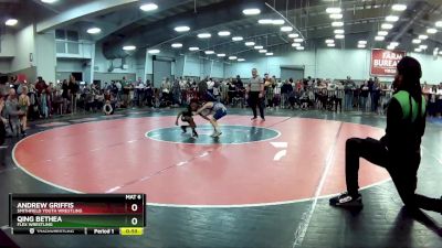 53 lbs Cons. Round 2 - Andrew Griffis, Smithfield Youth Wrestling vs Qing Bethea, Flex Wrestling