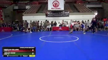 152 lbs Round 4 (16 Team) - Nikolao Sellers, CMWA vs Abram Hood, NAWA