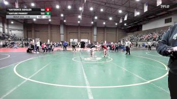115 lbs Cons. Round 4 - Kaylee Pankey, Tonganoxie vs Kaydence Seigler, Thompson