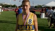Brannon Kidder Lancaster 1600m & 800m D1 Champ 2012 Ohio State Championships