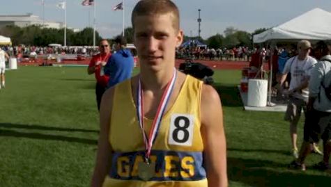 Brannon Kidder Lancaster 1600m & 800m D1 Champ 2012 Ohio State Championships