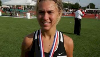Danielle Pfeifer Cincinnati McAuley 800m D1 2nd Place 2012 Ohio State Championships