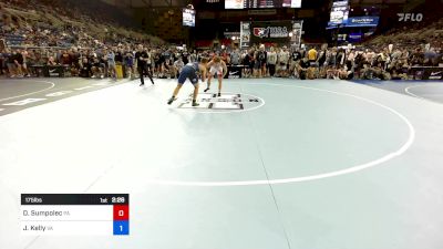 175 lbs Cons 64 #2 - Dominic Sumpolec, PA vs Josh Kelly, VA