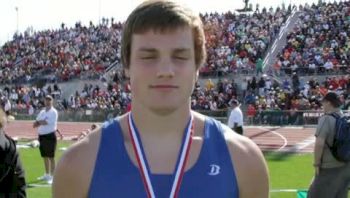 Grant Cartwright Powell Olentangy Liberty Discus D1 Champ 2012 Ohio State Championships