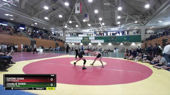 Charlie Rider Intact 106 lbs Cons. Round 2 - Charlie Rider, Cherokee Trail vs Caydin Chan ...