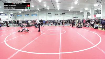 J-75 lbs 3rd Place - Henry Riesen, IN vs Robert "BJ" Wilson, MI