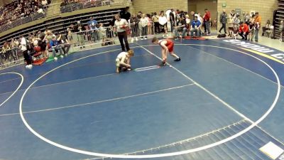 78 lbs Champ. Rd Of 32 - Brecken Smith, Cedaredge Bruins vs Liam Huntsman, Carbon Raptors