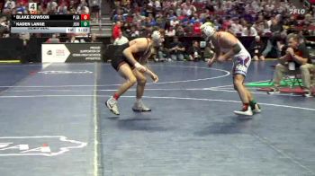 1A-144 lbs Semifinal - Blake Rowson, Pleasantville vs Kaden Lange, Jesup