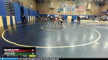 135lbs Cons. Round 7 - Adriah Blue, White River (Girls) vs Melanie Alvarez, Kennewick (Girls)