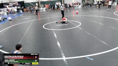 61 lbs Quarterfinal - Easton Schlotfeld, Nebraska Wrestling Academy vs Sam Leach, Sherman Challengers