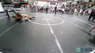 70 lbs Consi Of 4 - Hollis Federico, Muskogee Rougher Youth Wrestling vs Jenson Henley, Skiatook Youth Wrestling