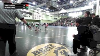 155 lbs Quarterfinal - Maya Magana, GRANADA HILLS vs Juliet Cepeda, Van Nuys