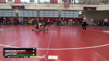 165 lbs Champ. Round 1 - Hassan Khan, NYU vs Christopher McCarthy, Rhode Island College