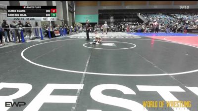 61 lbs Consi Of 4 - James Evans, Bartlesville Wrestling Club vs Sier Del Real, Ridge Wresting Club