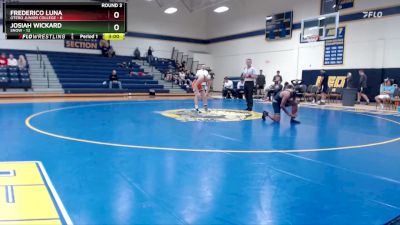149 lbs Round 3 (6 Team) - Frederico Luna, Otero Junior College vs Josiah Wickard, Snow