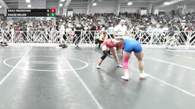 120 lbs Consi Of 8 #2 - Kaila Keesecker, PA vs Kailee Miller, TN