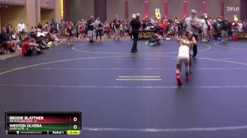 46 lbs Round 2 (4 Team) - Brodie Blattner, MO Outlaws Gold vs Weston Olvera, Alpha Elite