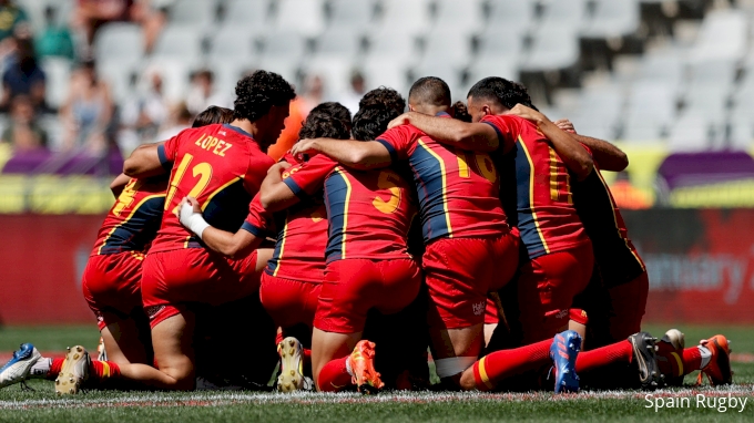 España sorprende a Nueva Zelanda en el día inaugural de Cape Town Sevens