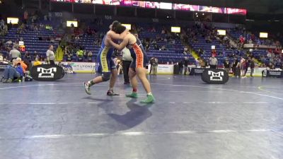 220 lbs Consy 2 - Dominick Lentini, Mount Carmel vs Carter Pulliam, Laurel