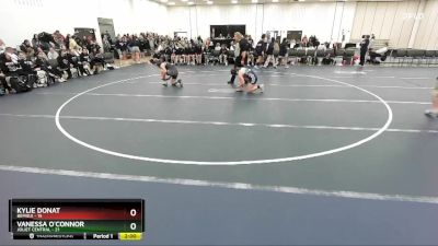 142 lbs Round 1 (6 Team) - Vanessa O`Connor, Joliet Central vs Kylie Donat, Bemidji