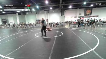 116 lbs Round Of 16 - Avae Peters, Faito Wc vs Victoria Harvey, Greater Heights Wrestling
