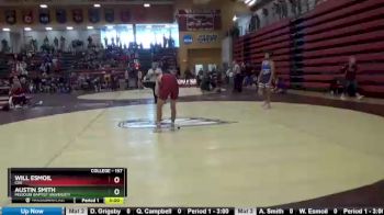 157 lbs Quarterfinal - Austin Smith, Missouri Baptist University vs Will Esmoil, Coe