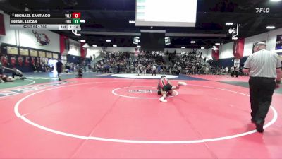 144 lbs Champ. Round 1 - Michael Santiago, Valley View vs Israel Lucas, El Rancho