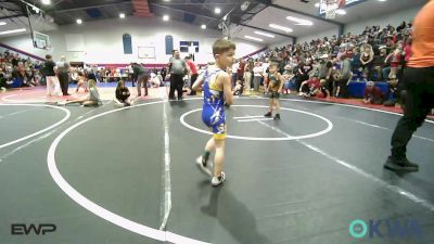 49 lbs Round Of 32 - Carter Trammel, Tahlequah Wrestling Club vs Noah Backus, Newkirk Takedown Club