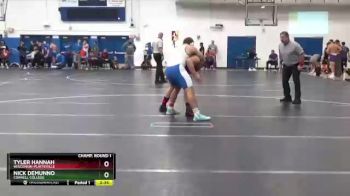 197 lbs Champ. Round 1 - Tyler Hannah, Wisconsin-Platteville vs Nick Demunno, Cornell College