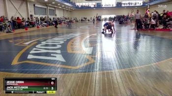184 lbs Cons. Round 4 - Jack McCusker, Washington & Lee vs Jessie Orbin, Waynesburg
