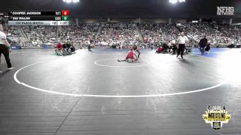 B4A-126 lbs 1st Place Match - Taii Walsh, Cache vs Cooper Jackson, Tuttle