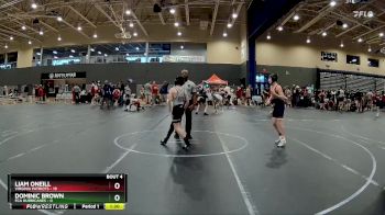88 lbs Round 2 (4 Team) - Dominic Brown, FCA Hurricanes vs Liam Oneill, Virginia Patriots